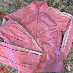 Jeffree Star Cosmetics Baby Pink Track Jogger & Jacket Set Medium M *RARE*